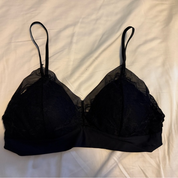 Jason Wu Lace Bralette Trio - Black, Green, and Light Pink - Picture 4 of 9